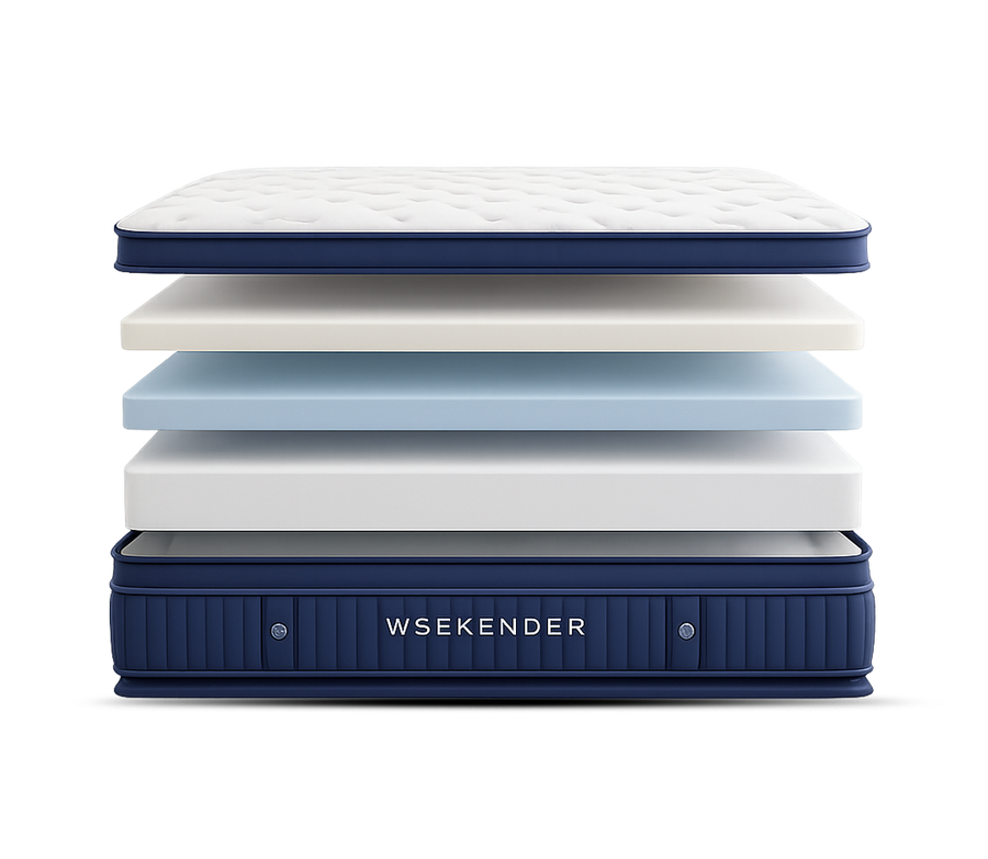 SleepFresh Clean and Cool 12" Medium Hybrid Mattress