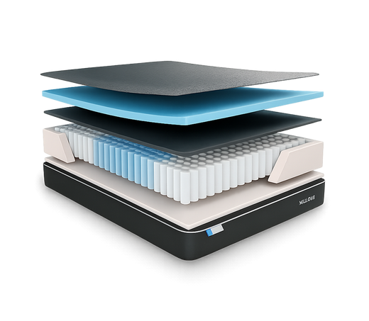 Polaris™ 12" Coolsync™ Hybrid Mattress by Malouf