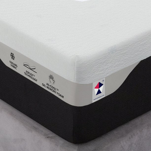 Sweet Medium 10” Memory Foam Latex Mattress Americanstar