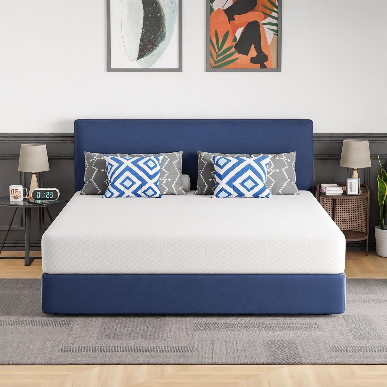 American Bedding Maya All-Foam Firm with Gel Memory Foam Mattress by Corsicana