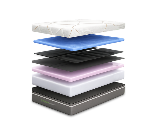 GhostBed 12" Massage Medium Foam Mattress