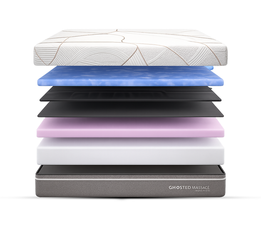 GhostBed 12" Massage Medium Foam Mattress