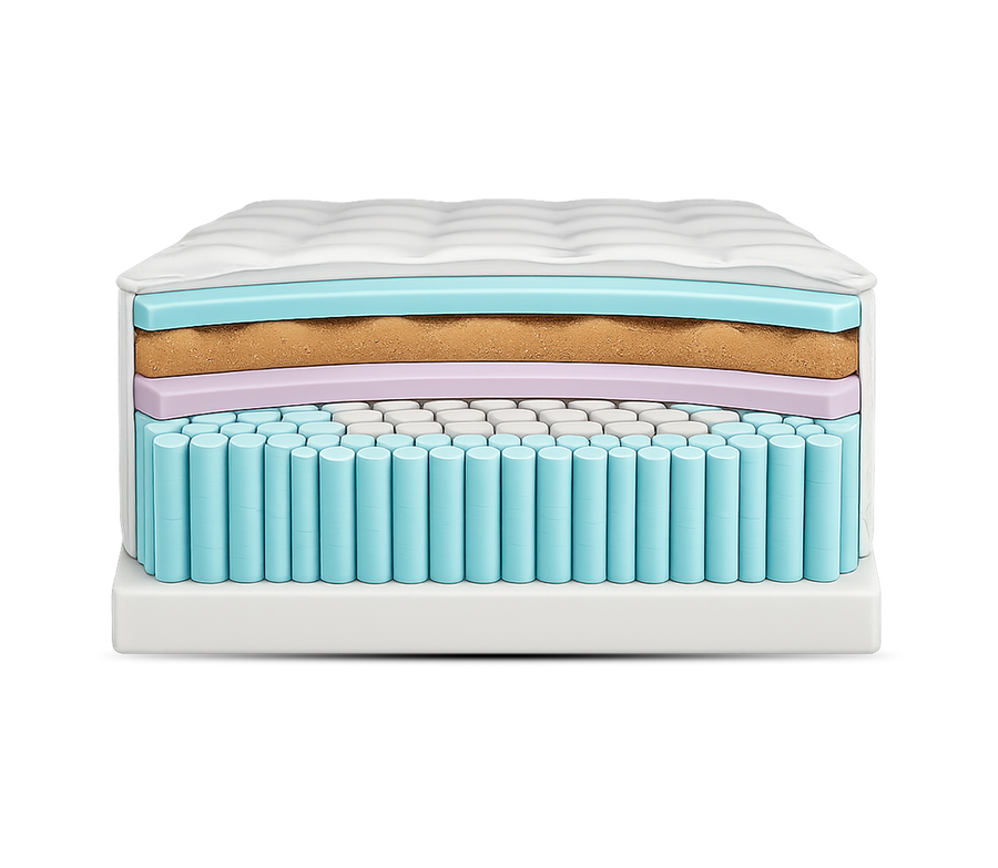 Tommie Copper Core Znergy 14" Plush Hybrid Mattress