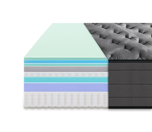 Nights Bridge 12" Hybrid Plush Mattress by Corsicana