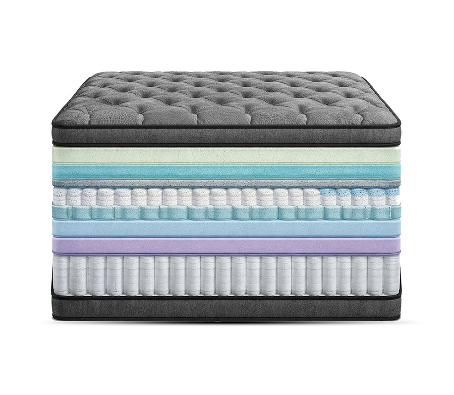 Nights Bridge 12" Hybrid Plush Mattress by Corsicana