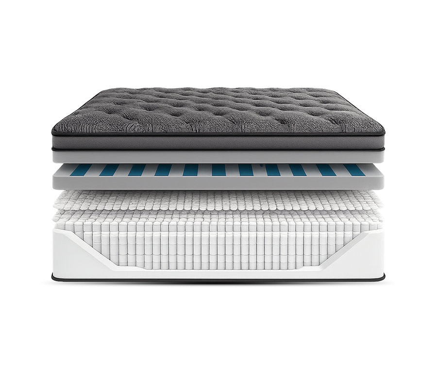Black Diamond Breckenridge Lux Quilted Hybrid 15" Mattress