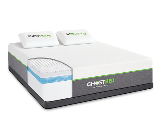 GhostBed Elite 12" Memory Foam Mattress – Medium Feel