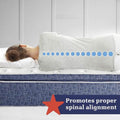 American Bedding 12 " Faux Plush Euro Top Hybrid Mattress by Corsicana