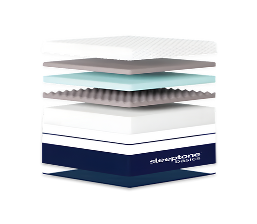 Sleeptone 10" Memory Foam Mattress – Adjustable Comfort from Plush to Firm