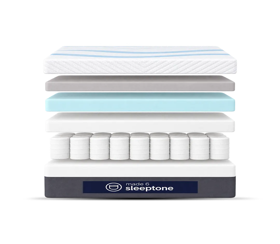 Sleeptone 12" Hybrid Spring Mattress – Adjustable Comfort from Plush to Firm