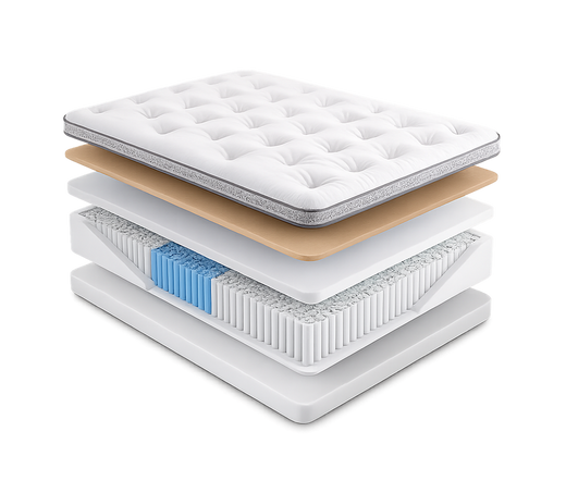 Monaco Tufted Euro Top 15" Mattress by Diamond