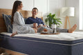 American Bedding 12 " Faux Plush Euro Top Hybrid Mattress by Corsicana