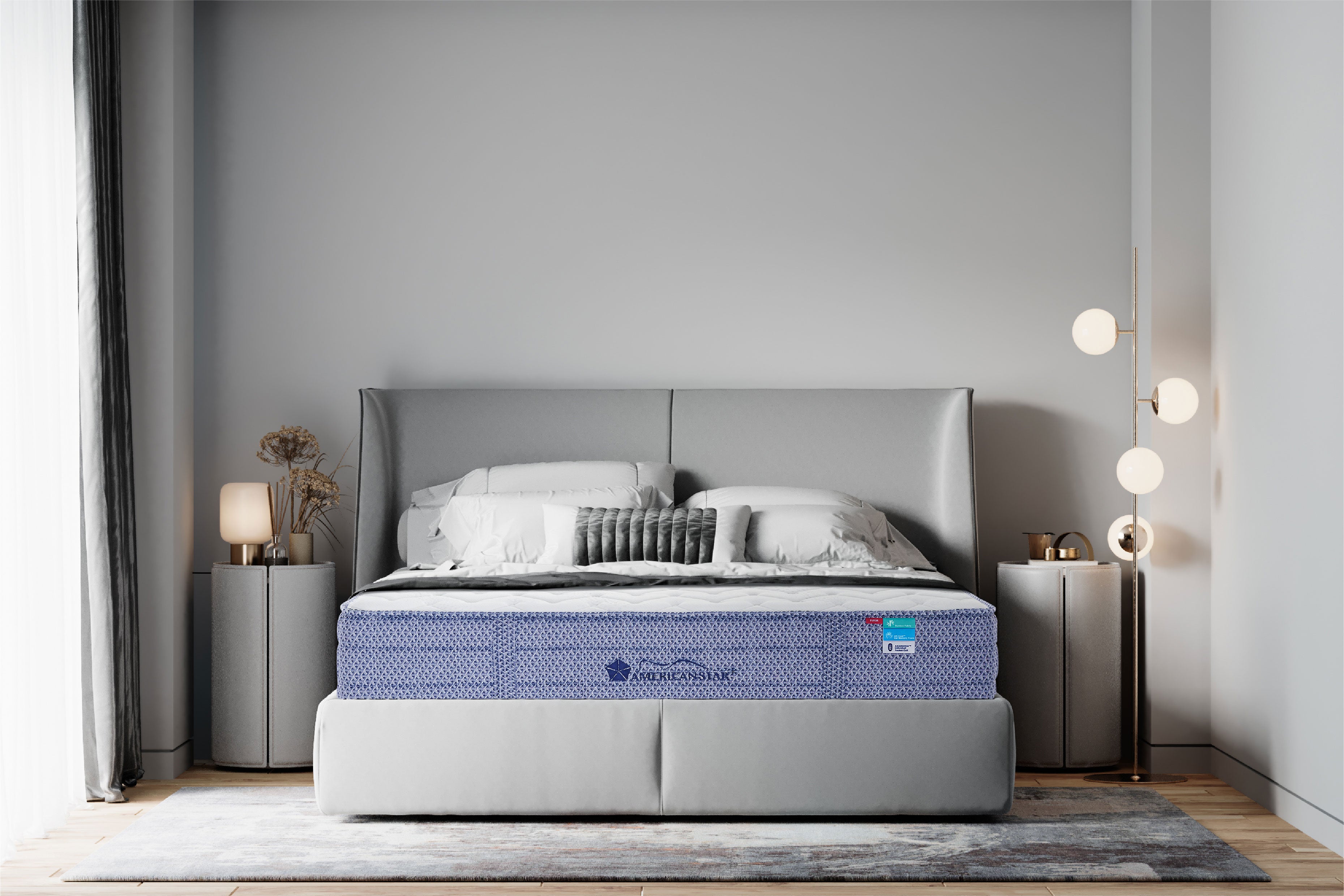 Bluesky 11” Firm Pocket Coil Mattress By Americanstar