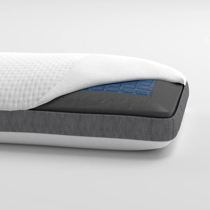Bamboo Charcoal and Cooling Gel Memory Foam Pillow- 2 Sided Pillow By South Bay