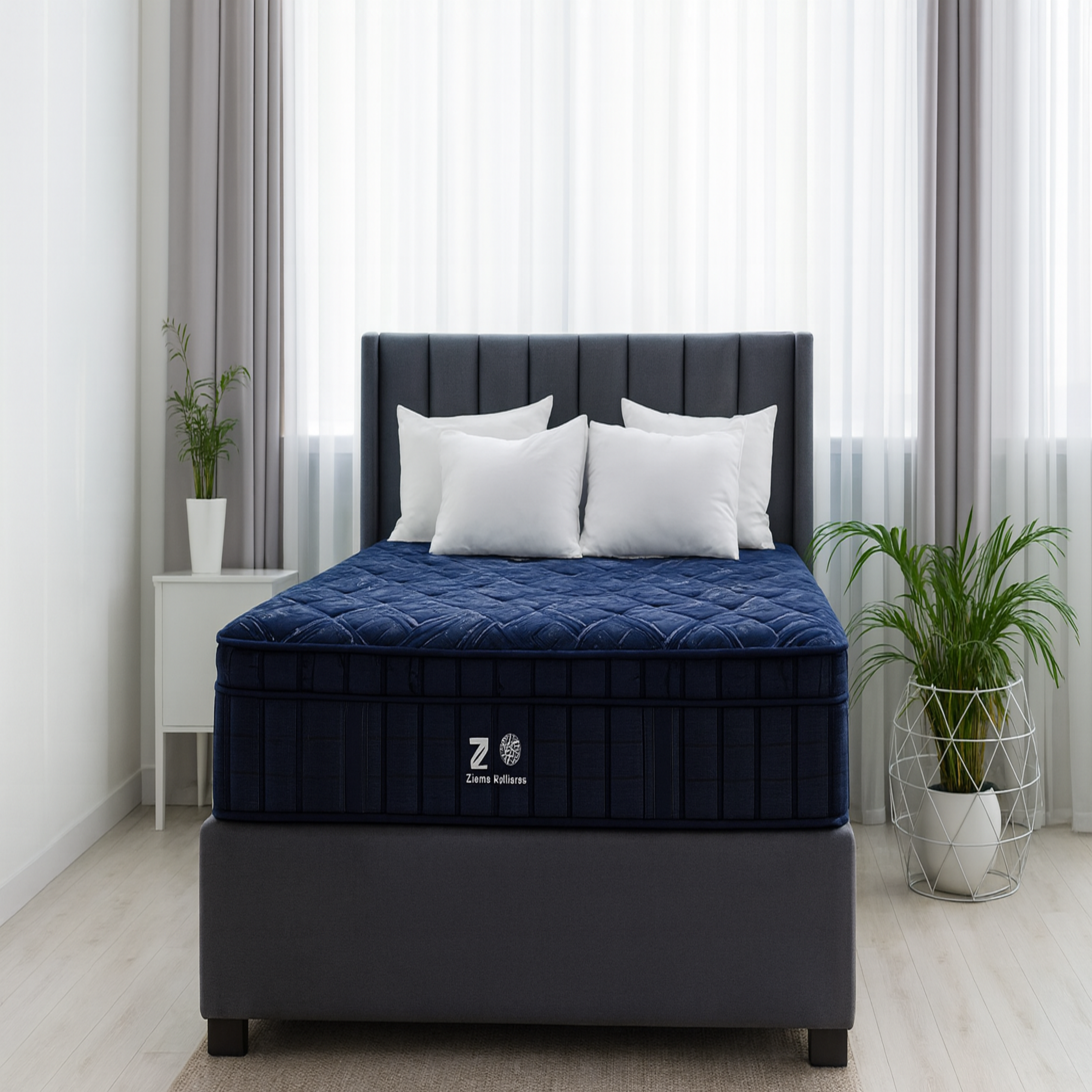 Phantom 15" Pocket Coil Tight-Top Mattress Firm By Americanstar