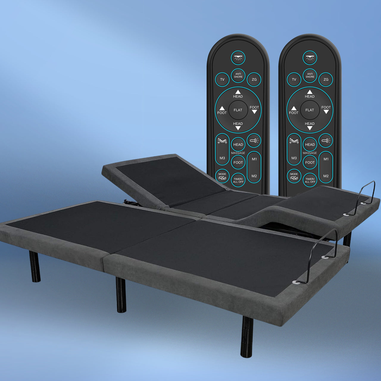 Smart 5i Custom Adjustable Bed Base, Wall Hugger, Massage, Zero-Gravity iDealBed