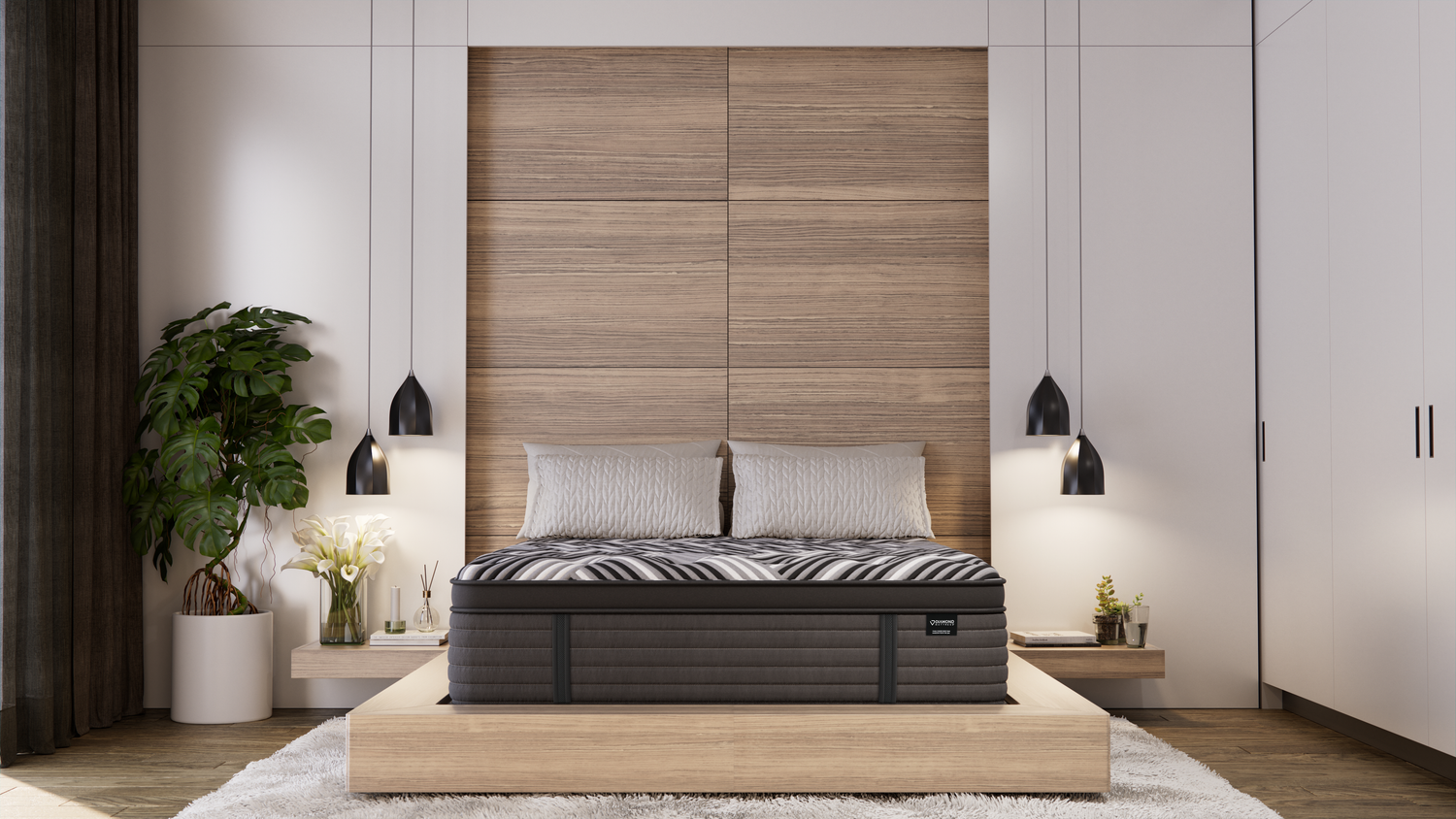 Dreamstage 2.0 Calm Quilted 15" Mattress by Diamond