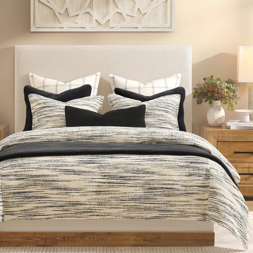Cosmo Woven Bedding Comforter / Duvet Cover Set By HiEnd Accents
