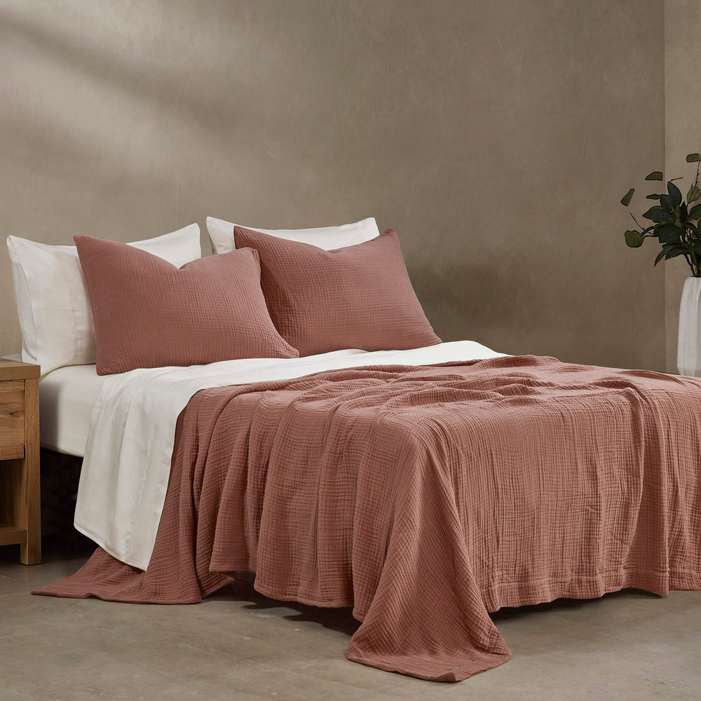 Cotton Voile Bedding Comforter / Blanket Set By HiEnd Accents