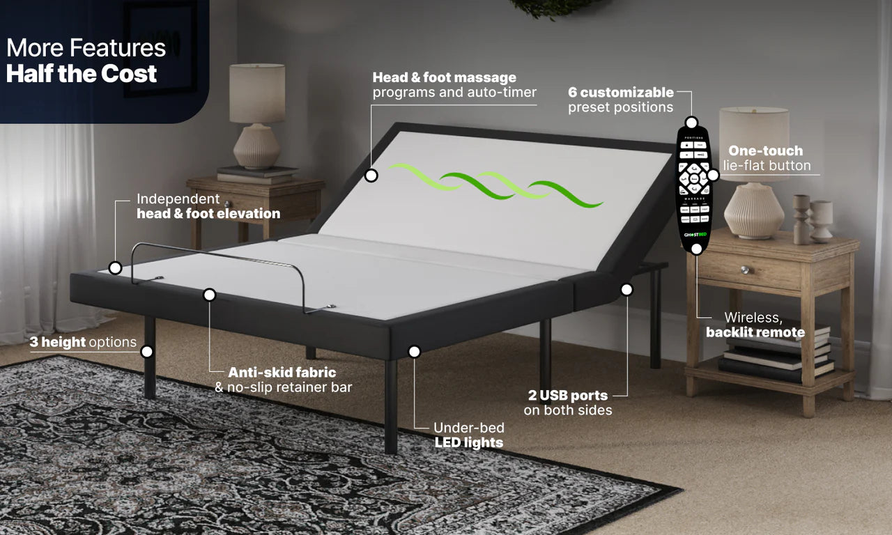 GhostBed Adjustable Base