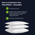 GhostPillow - Shredded Ice Cool Fabric Pillow