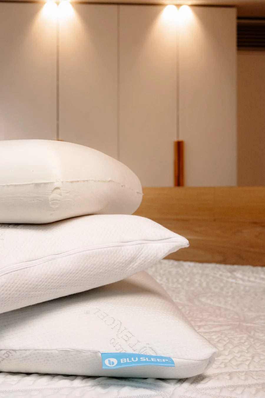 Comfy Queen High Profile Pillow by Blu Sleep
