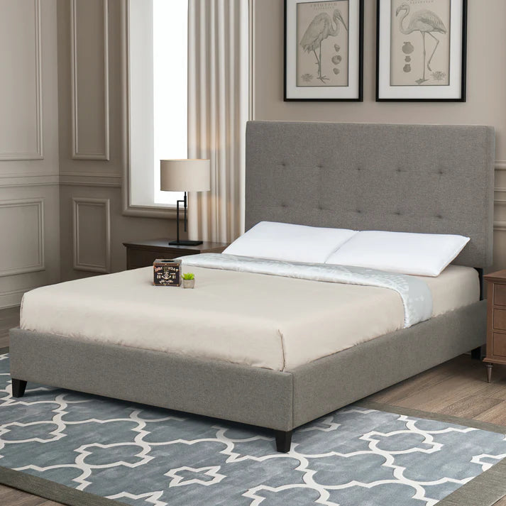Hudson Tufted Upholstered Bed Frame By South Bay