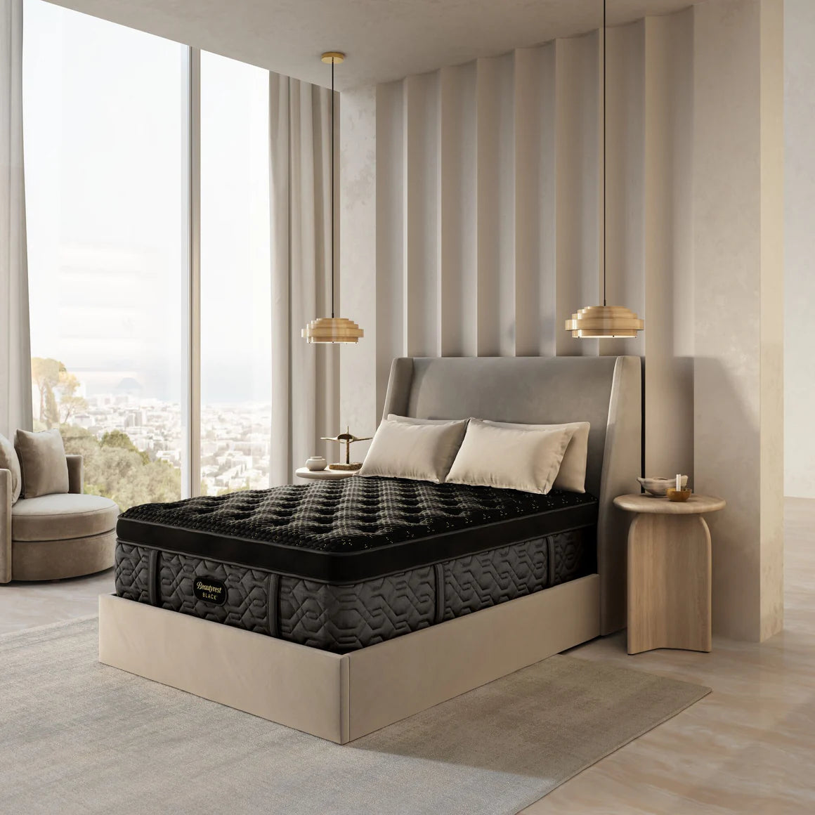 Closeout - Black Series Four Plush Pillow Top Mattress