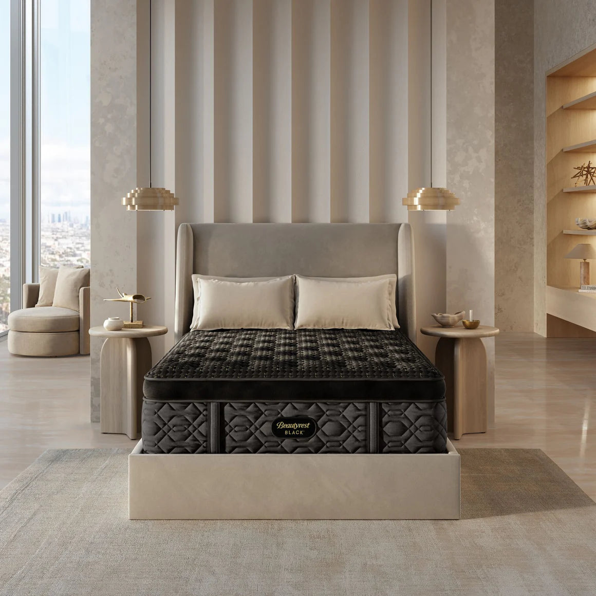 Closeout - Black Series Four Plush Pillow Top Mattress