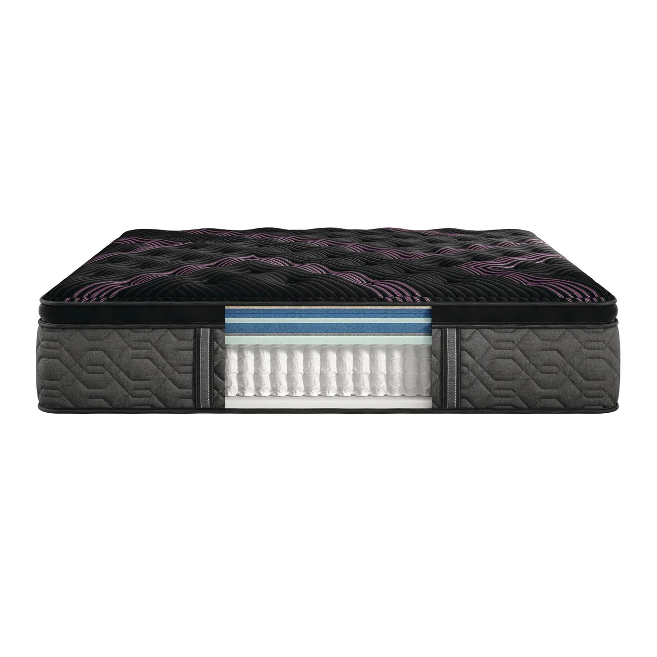 iDealBed Smart 5i Custom Adjustable Bed Base & Black Series Two Plush Pillow Top 16" Mattress (Bundle Price)