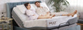 MS 100 Adjustable Bed Base, Wireless Remote, Adjustable Head & Foot By MLILY