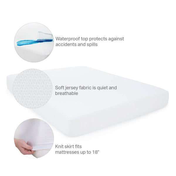 Weekender Jersey Mattress Protector by Malouf