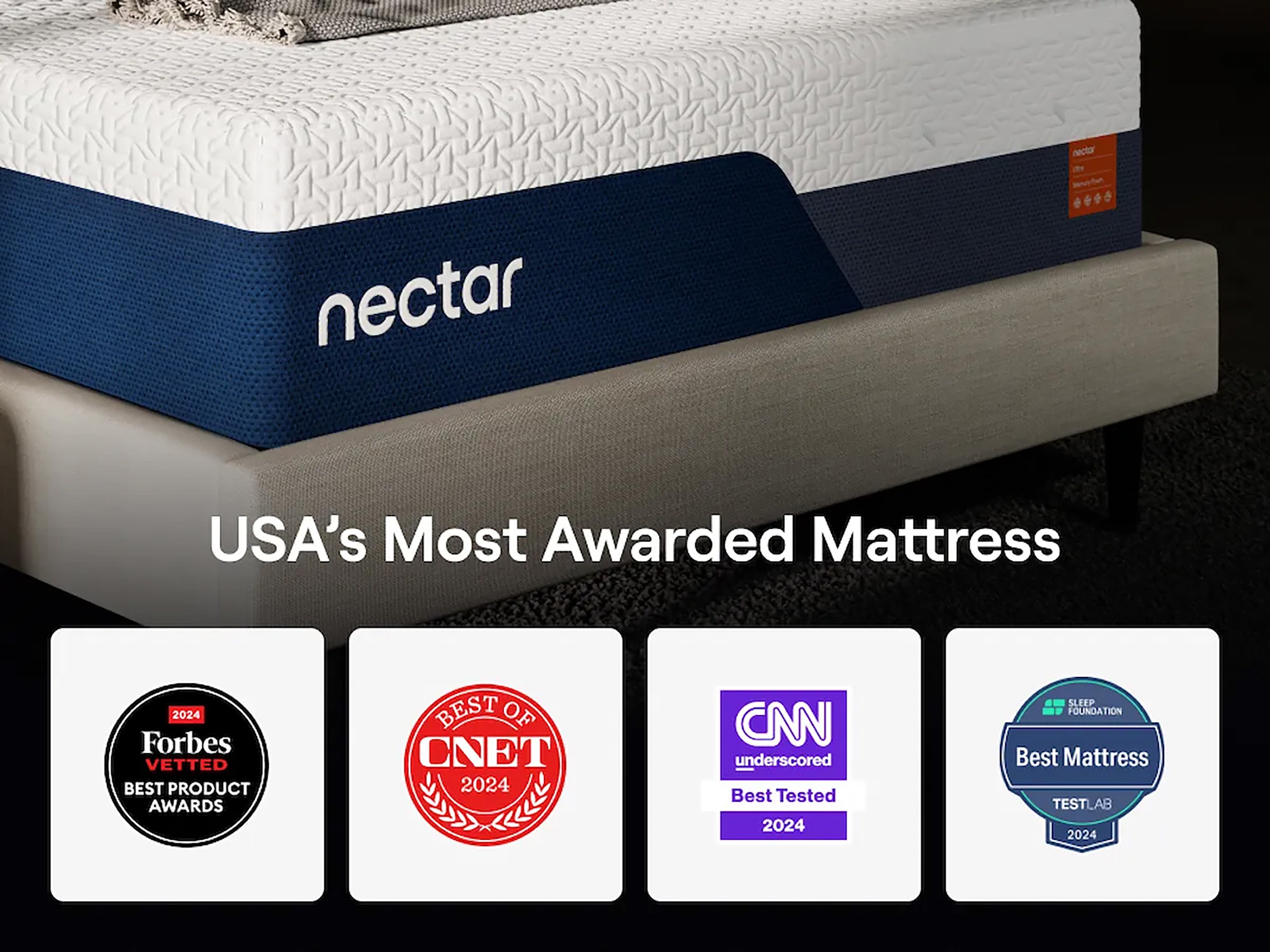 Nectar Ultra Memory Foam Ultra Plush 15" Mattress