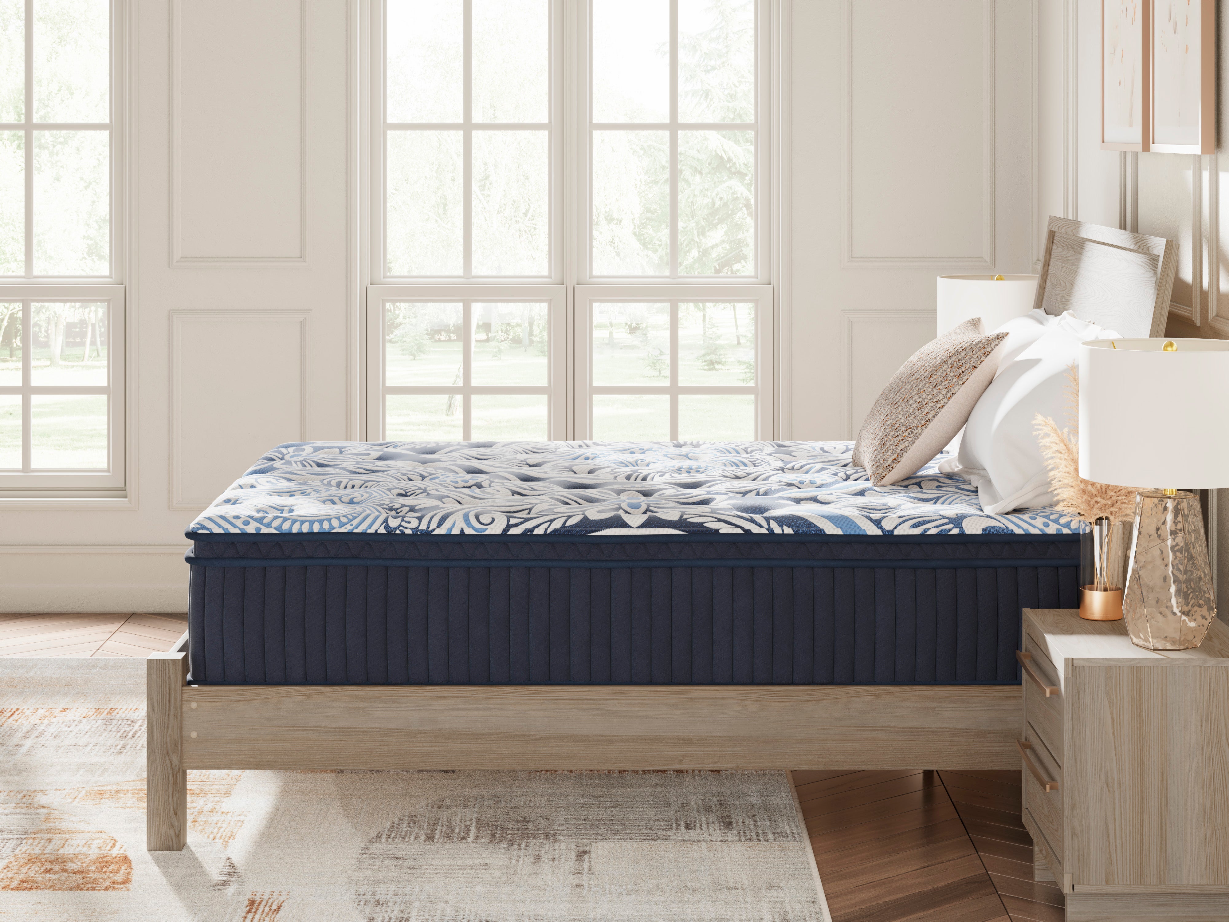 Luxe 2.0 Blue 15 inch Mattress by Ashley