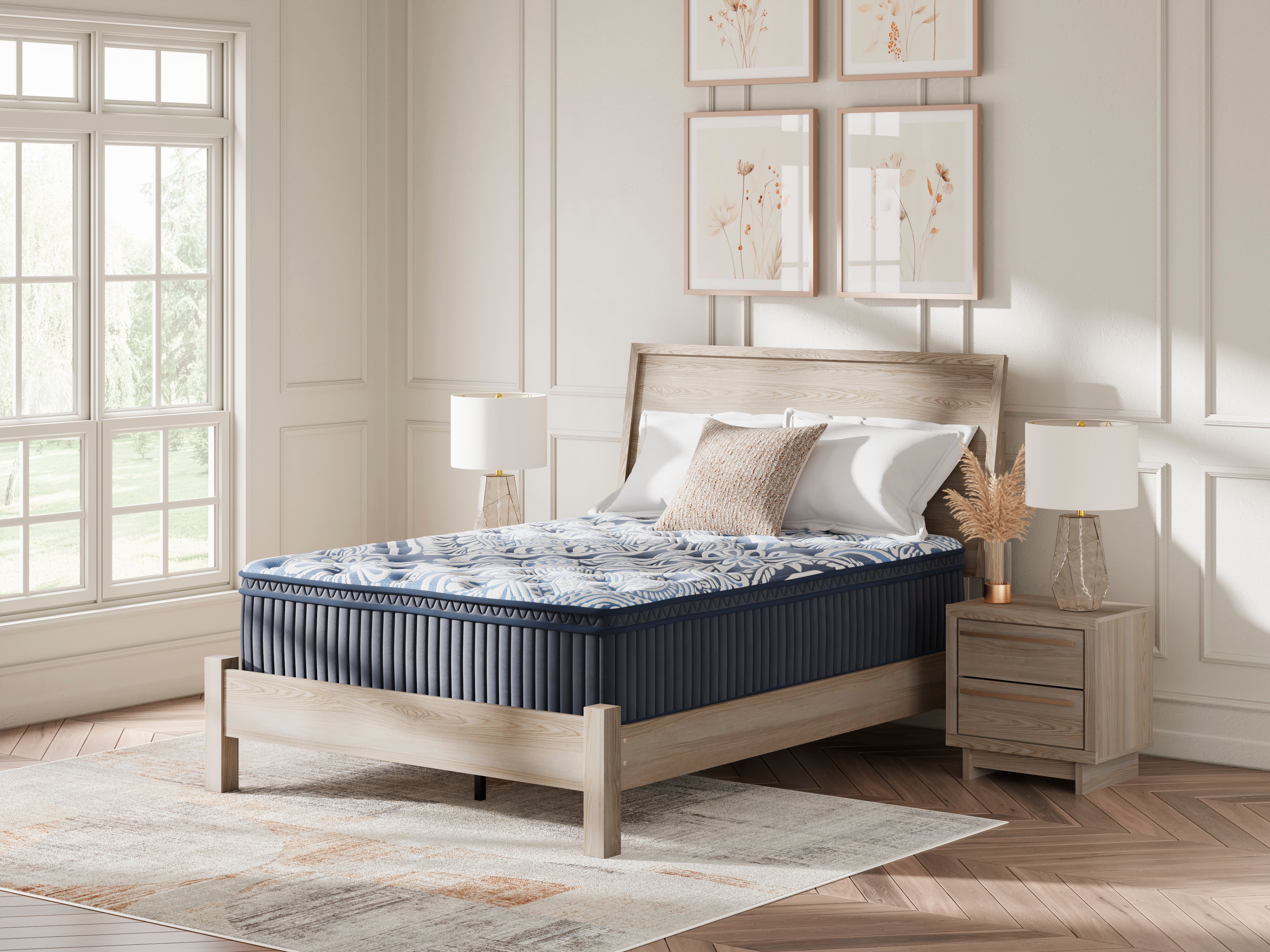 Luxe 2.0 Blue 15 inch Mattress by Ashley