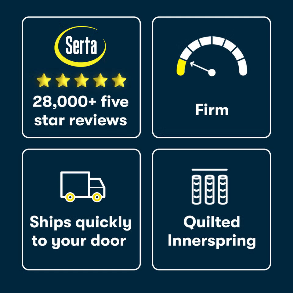 Serta Perfect Day 7" Firm Mattress in a Box