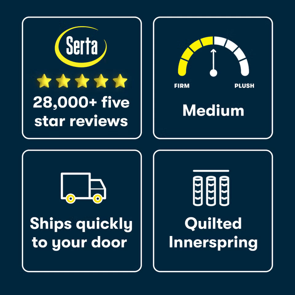 Serta Perfect Day 8" Medium Mattress in a Box