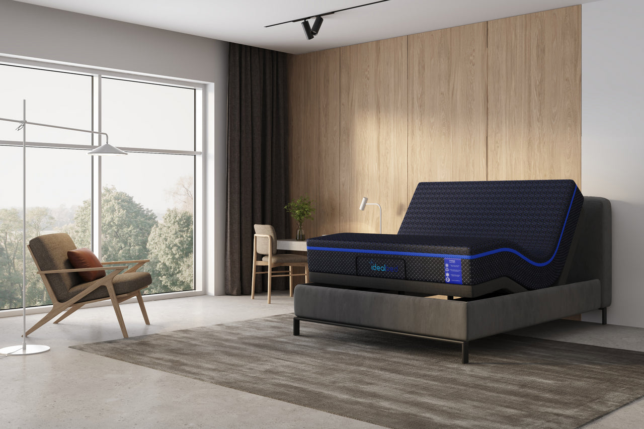 Nebula Luxury Hybrid Mattress & Smart 3i Custom Adjustable Bed Sleep System iDealBed