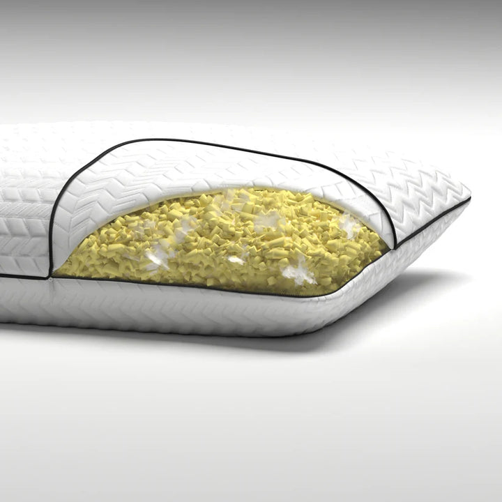 Reactive Shredded Memory Foam Pillow-Adjustable Loft Height By South Bay