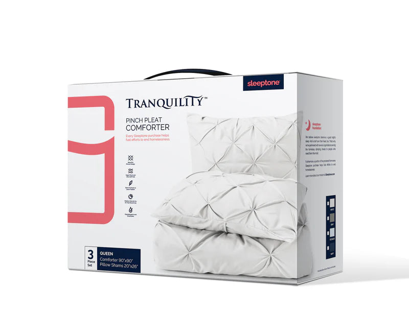 SleepTone Tranquility® Pinch Down Alternative Comforter Set