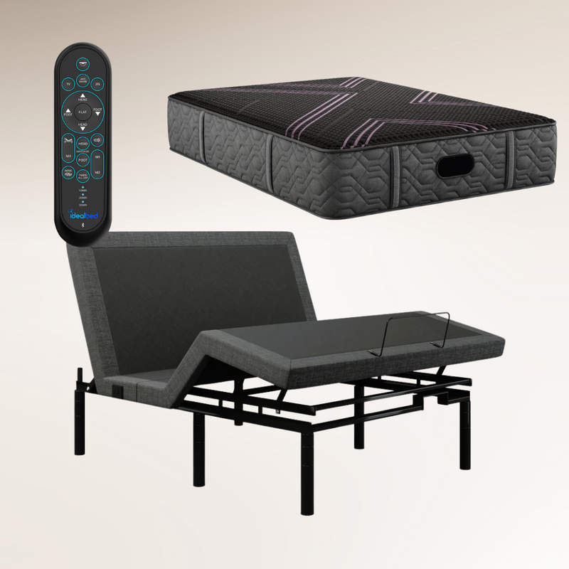 iDealBed Smart 7i Custom Adjustable Bed & Black Series Two Medium 15.5