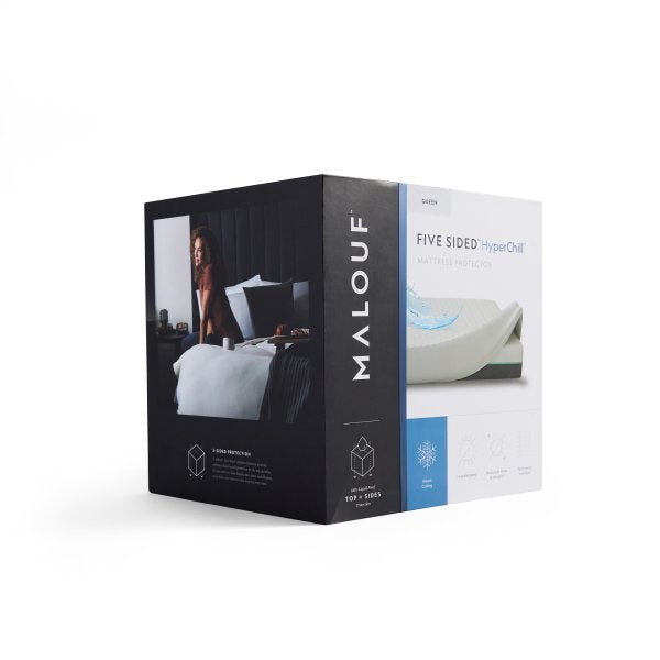 Five Sided™ + HyperChill™ Mattress Protector by Malouf