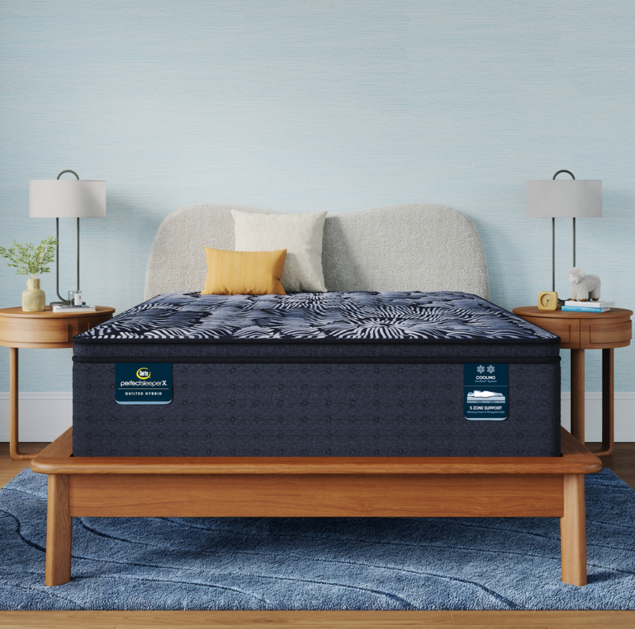 Perfect Sleeper X Lexton Medium Pillow Top 14.25 Inch Hybrid Mattress
