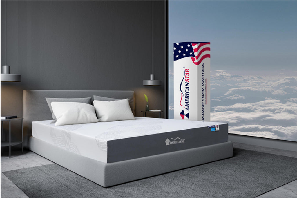 Capella Plush 10”  Cool Gel Memory Foam Mattress Americanstar