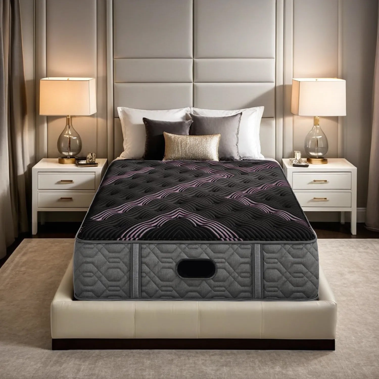 6i Custom Adjustable Bed iDealBed & Black Series Two Medium Mattress (Bundle Price)
