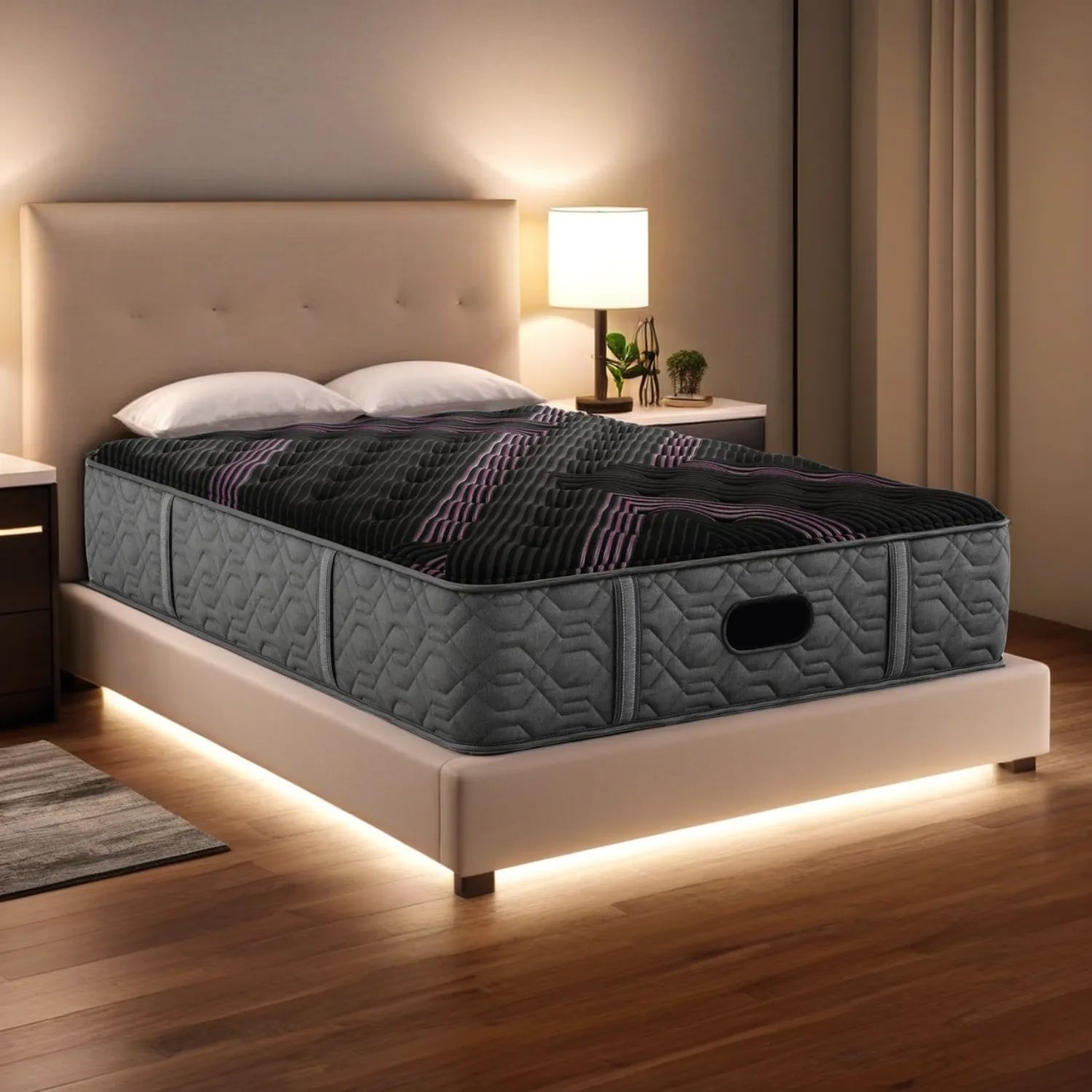 6i Custom Adjustable Bed iDealBed & Black Series Two Medium Mattress (Bundle Price)