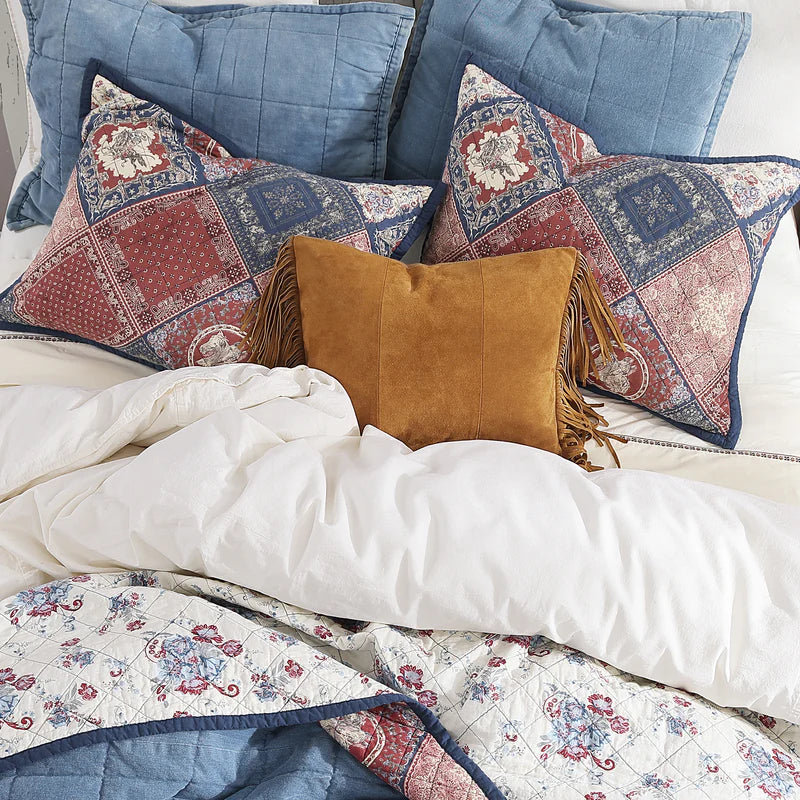 Patchwork Bandana Reversible 3Pc Quilt Set By HiEnd Accents
