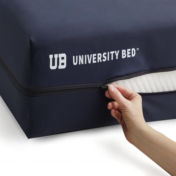 University Bed 8'' Vinyl-Free Mattress Protector by Malouf