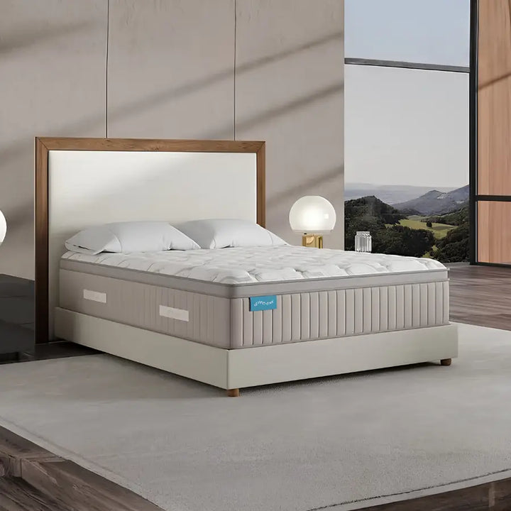 Sherwood Spring Free Approachable Ultra Soft Euro Top 15 Inch Mattress