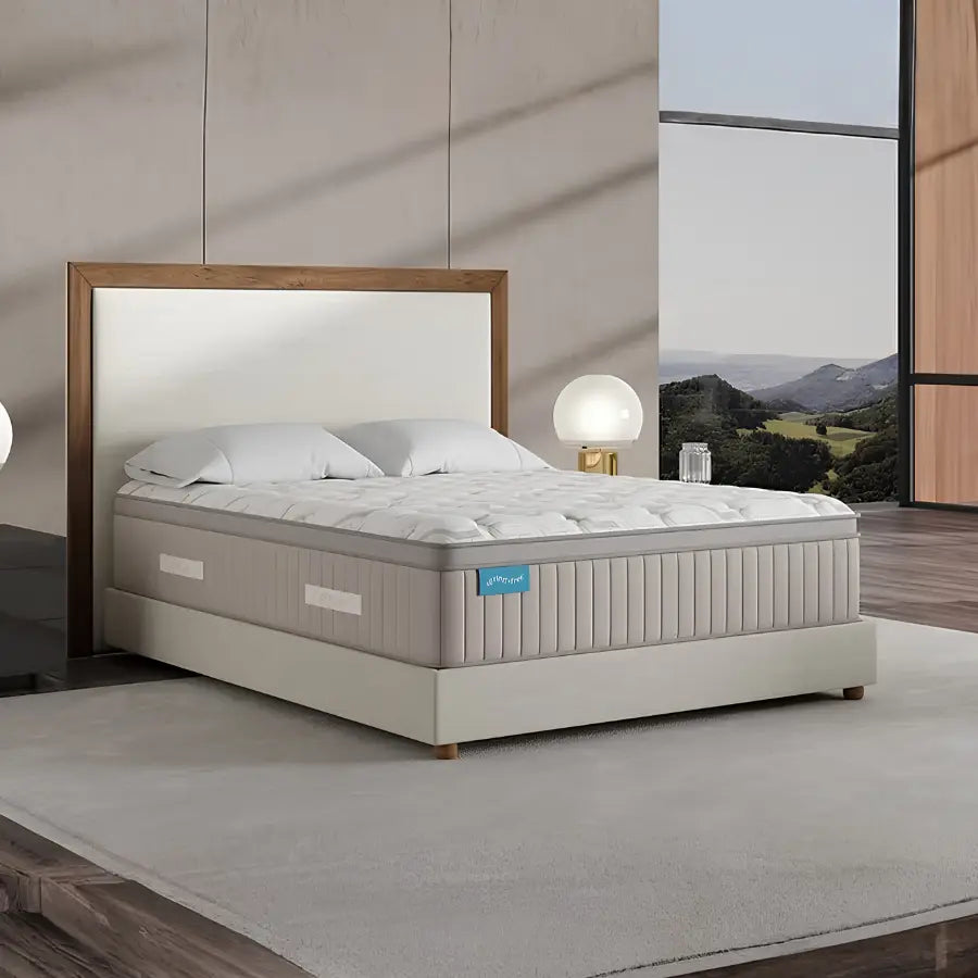 Sherwood Spring Free Approachable Ultra Soft Euro Top 15 Inch Mattress